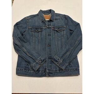 Levi's Trucker Denim Jacket Men's Medium Classic Blue